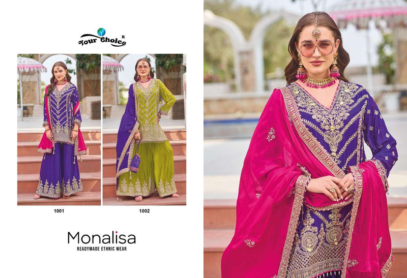 Your Choice Monalisa Heavy Chinon Designer Partywear Salwar Suit