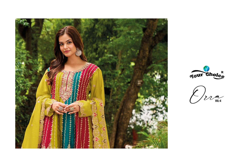 Your Choice Orra Vol 4 Chinon Designer Salwar Suit
