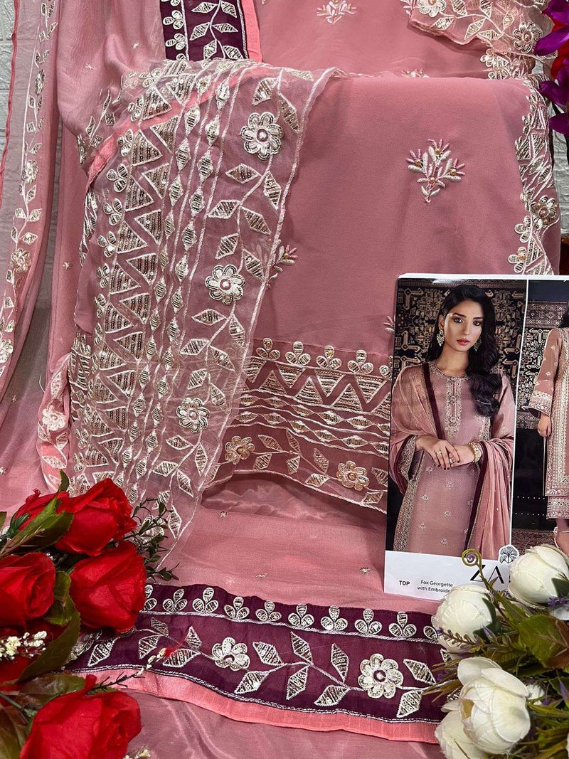 Zaha 10098 Beautiful Designer Signle Pakistani Salwar Kameez