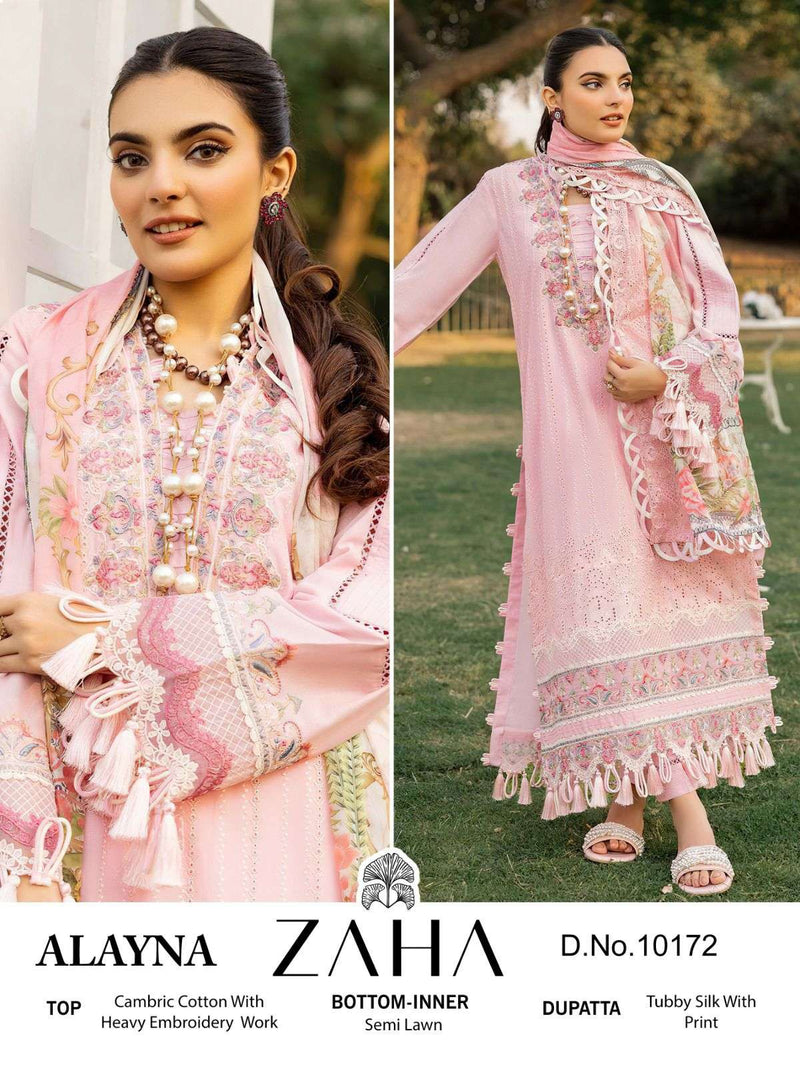 Zaha Present Alayna Designer Pakistani Concept Salwar Kameez Material