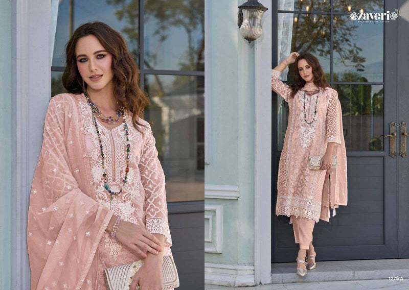 Zaveri Women Beauty Femina Vol 2 Color Edition Vol 1 Organza Designer Party Wear Set