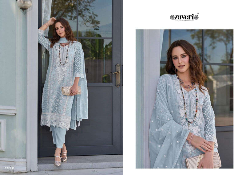 Zaveri Women Beauty Femina Vol 2 Color Edition Vol 1 Organza Designer Party Wear Set