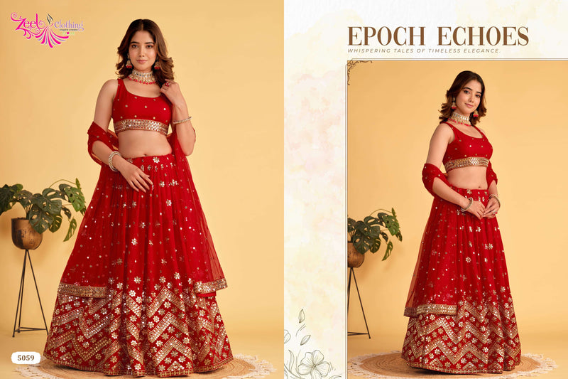 Zeel Clothing Antique Aura Silk Designer Wedding Wear Lehenga Choli Collection
