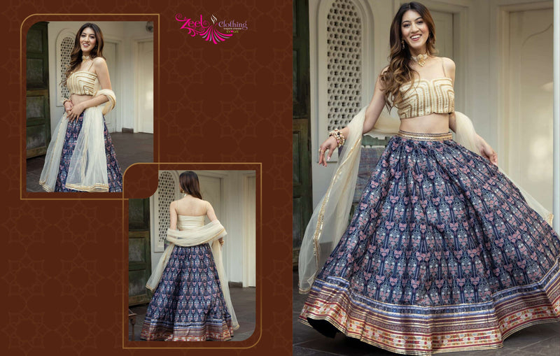 Zeel Clothing Vol 23 Organza Party Wear  Lehenga Choli