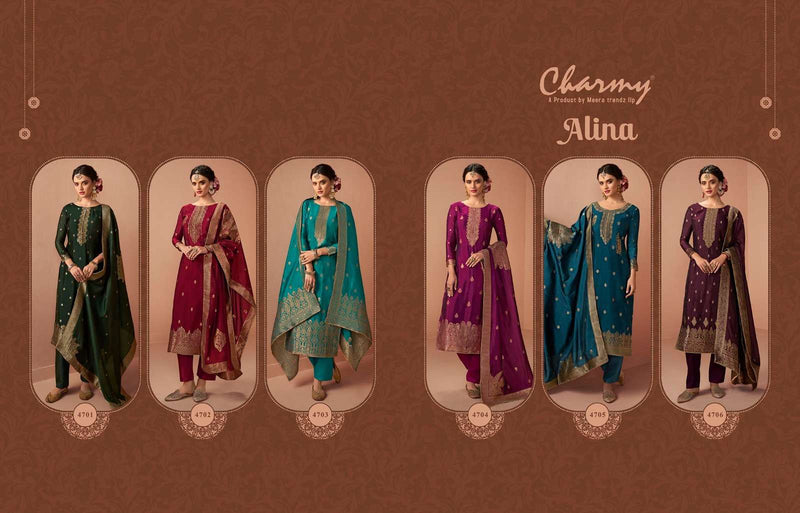 Zisa Charmy Alina Silk Javquard Exclusive Salwar Kameez