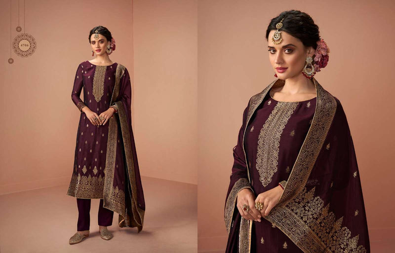 Zisa Charmy Alina Silk Javquard Exclusive Salwar Kameez