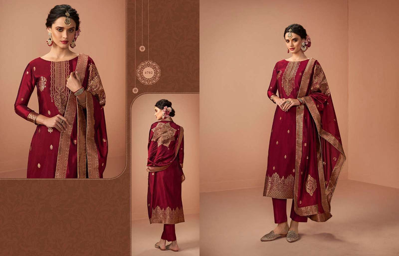 Zisa Charmy Alina Silk Javquard Exclusive Salwar Kameez