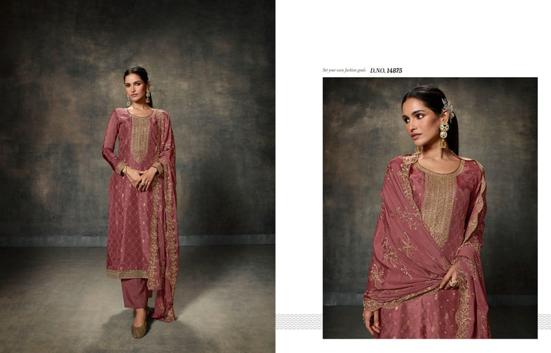 Zisa D No 1471 To 14875 Viscose Embroidery Regal Look Salwar Kameez