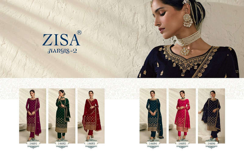 Zisa Nargis Vol 2 By Meera Trendz Amazing Function Wear Salwar Kameez Collection