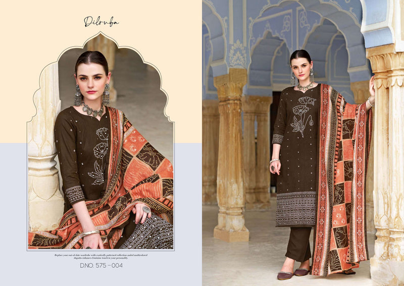 Zulfat Designer Suits Dilruba Vol 3 Cotton Designer Print Salwar Suit
