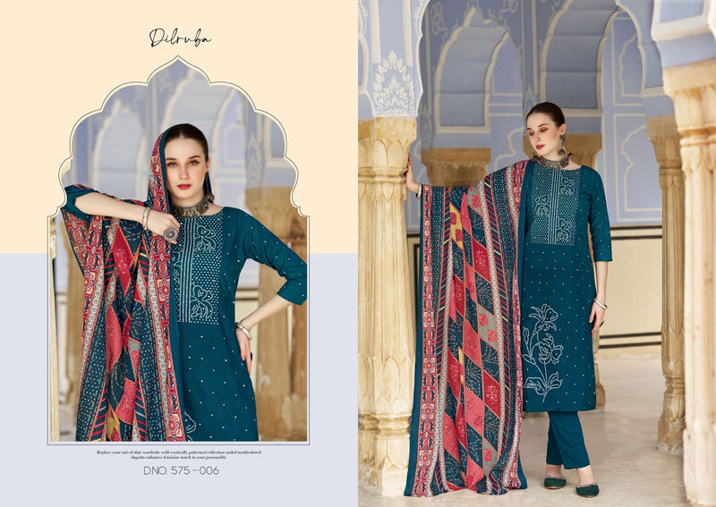 Zulfat Designer Suits Dilruba Vol 3 Cotton Designer Print Salwar Suit