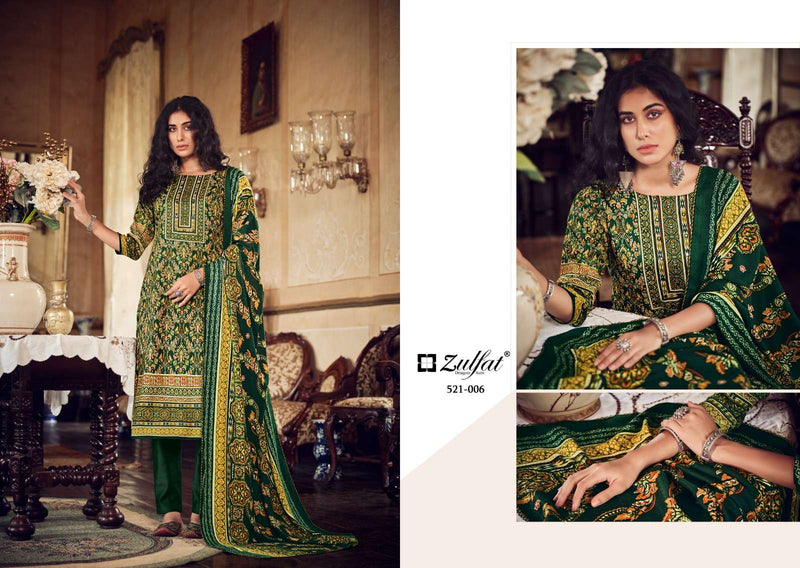Zulfat Designer Suits Rehnuma Pashmina Wool Digital Print Fancy Salwar Kameez