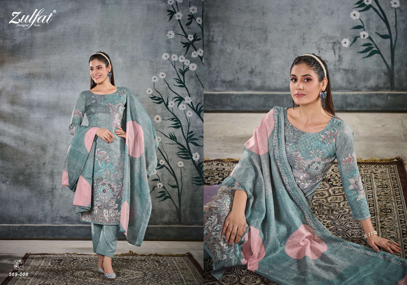 Zulfat Designer Suits Summer Swag Vol 2 Cotton Designer Print Salwar Suit