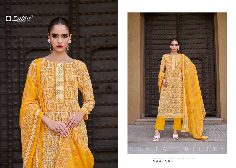 Zulfat Designer Zohra Vol 3 Cotton Designer Print Salwar Suit For Dailywear
