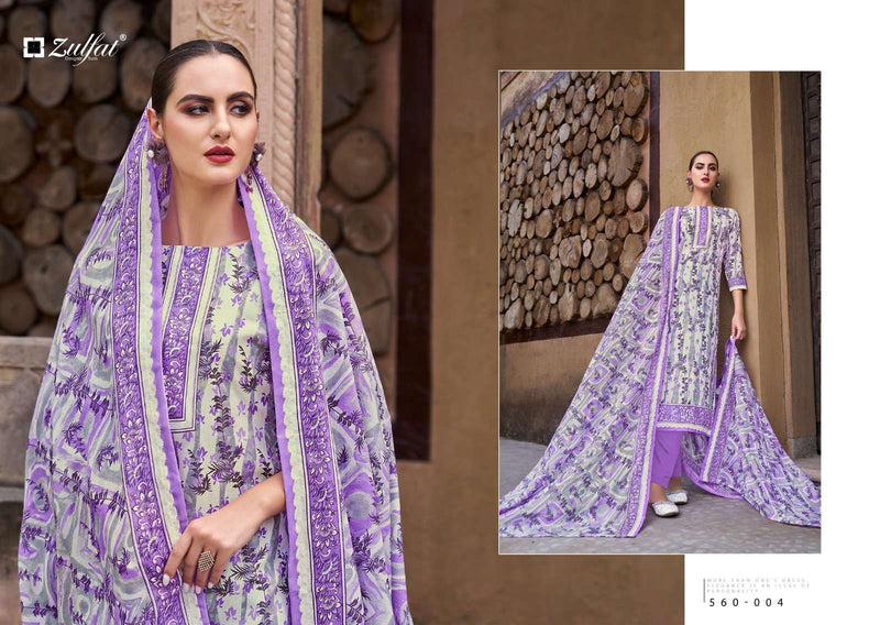 Zulfat Designer Zohra Vol 3 Cotton Designer Print Salwar Suit For Dailywear