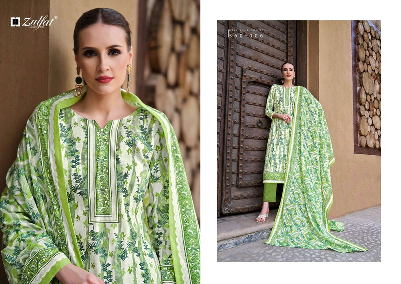 Zulfat Designer Zohra Vol 3 Cotton Designer Print Salwar Suit For Dailywear