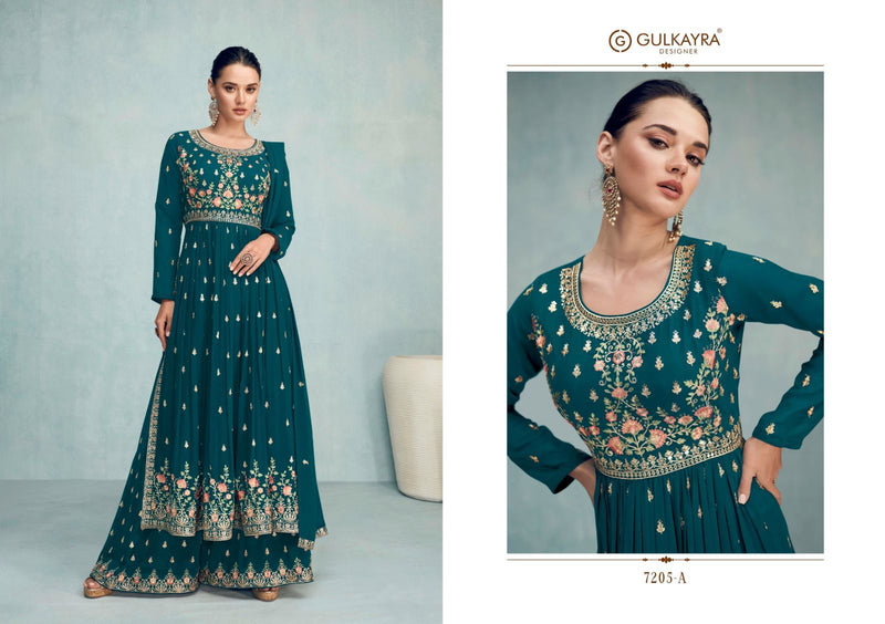 Gulkayra Designer Nayra Vol 5 Georgette Naira Cut Partywear Designer Kurti