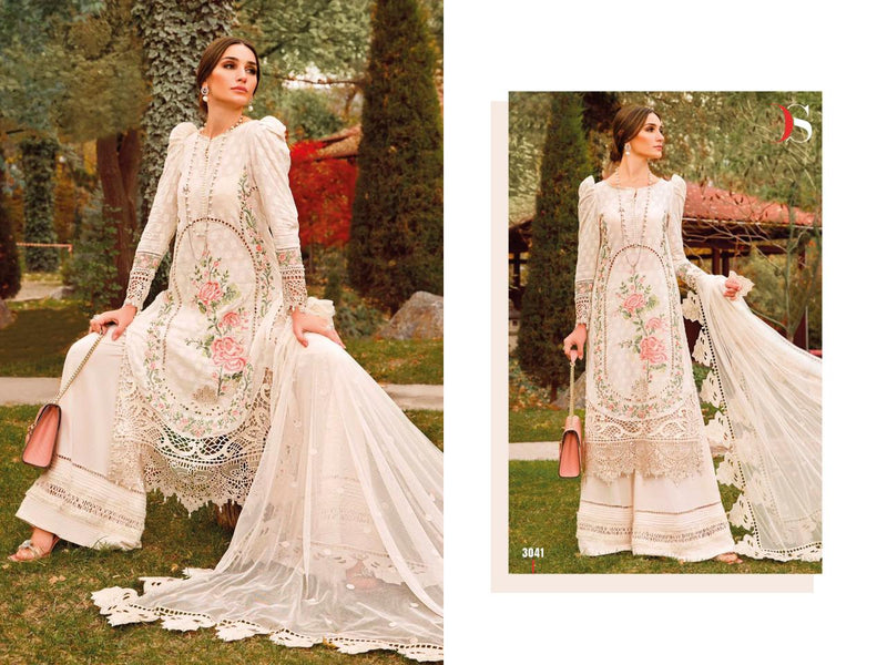 Deepsy Suits Maria B Vouage A Luxury Lawn Pure Cotton Printed Heavy Embroidery Pakistani Salwar Suit