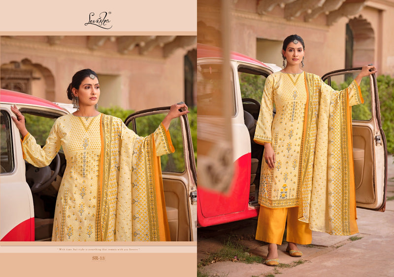 Levisha Sara Pure Cotton Digital Style Printed Swarovski Daimond Printed Designer Salwar Kameez
