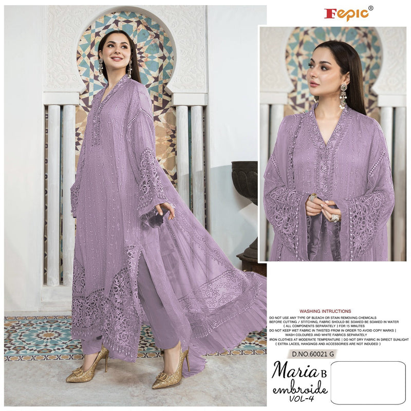 Fepic Rosemeen 60021 G Georgette With Heavy Embroidery Work Stylish Designer Pakistani Salwar Kameez
