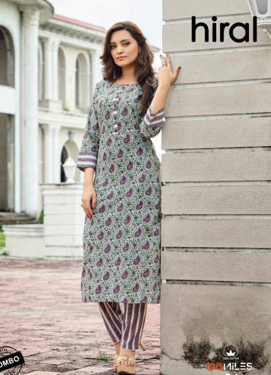 100 Miles Hiral Cotton Fancy Designer Kruti