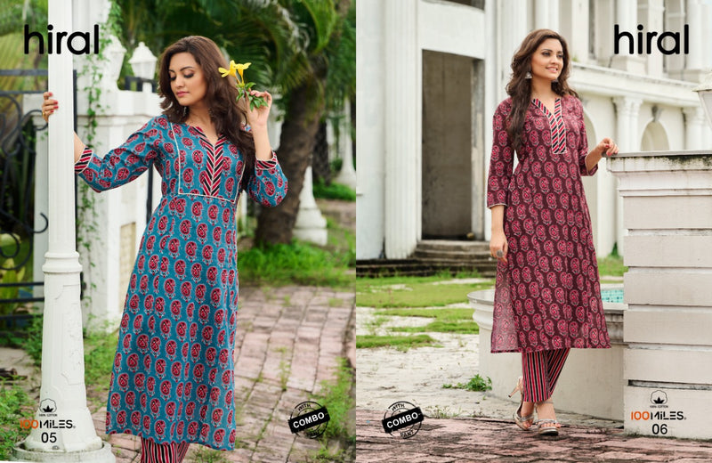 100 Miles Hiral Cotton Fancy Designer Kruti