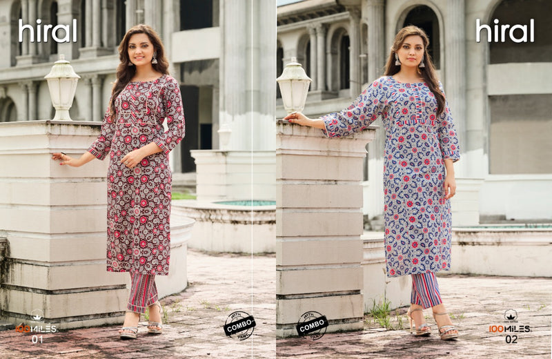 100 Miles Hiral Cotton Fancy Designer Kruti