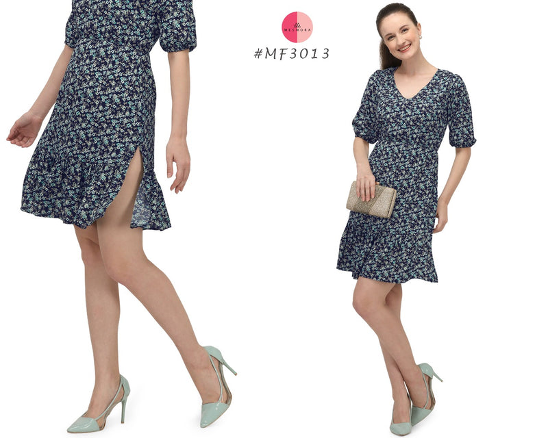 Mesmora 17 Designs Crepe Fancy Western Modern Look Kurtis With Digital Print