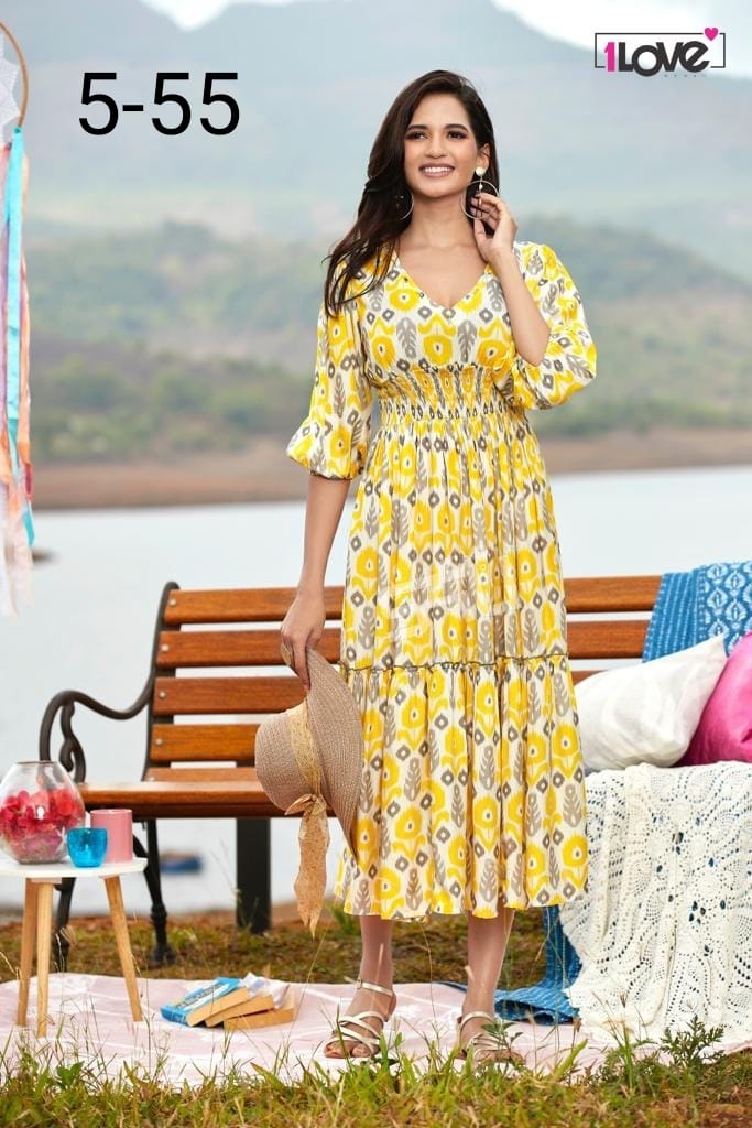 S4u Shivali Dno 55 Fancy Decent Stylish Designer Party Wear Casual Look Long Kurti