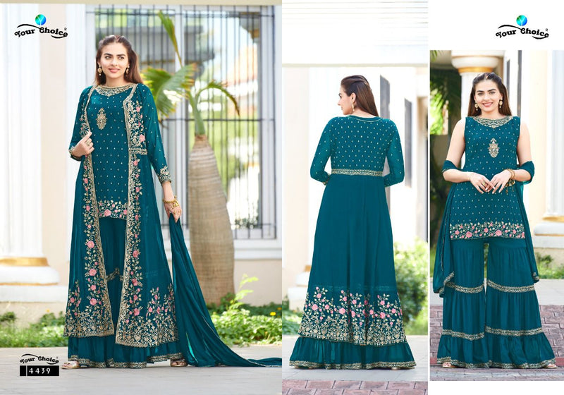 Your Choice Fashionista Vol 3 Blooming Georgette Partywear Designer Kurti
