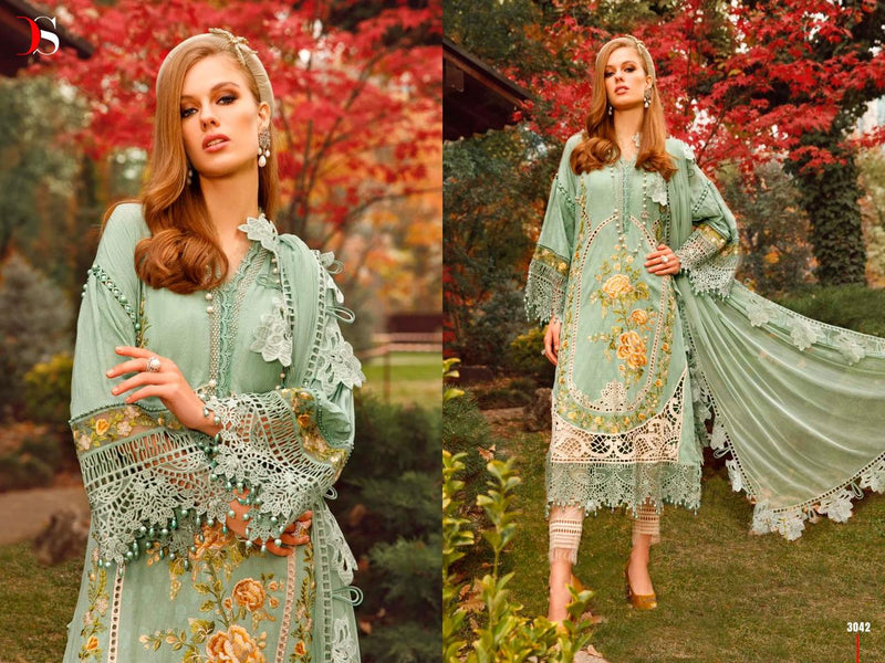 Deepsy Suits Maria B Vouage A Luxury Lawn Pure Cotton Printed Heavy Embroidery Pakistani Salwar Suit