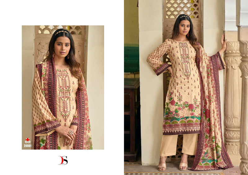 Deepsy Suits Bin Saeed Lawn Collection Vol 2 Pure Cotton Self Embroidery Work Pakistani Designer Salwar Suit