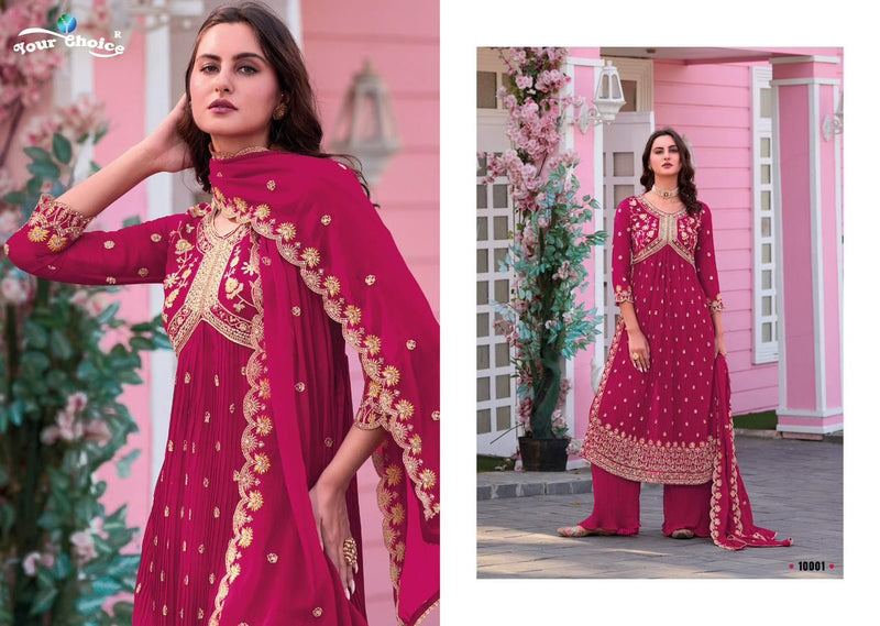 Your Choice Aaliya Cut Georgette Partywear Designer Salwar Suit