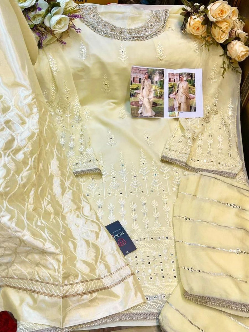 Hoor Tex 23009 A To E Georgette Pakistani Style Designer Wedding Wear Salwar Kameez