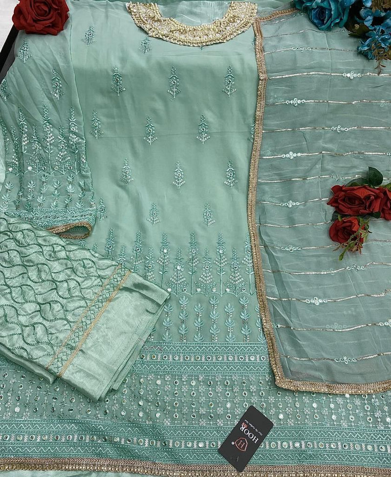 Hoor Tex 23009 A To E Georgette Pakistani Style Designer Wedding Wear Salwar Kameez