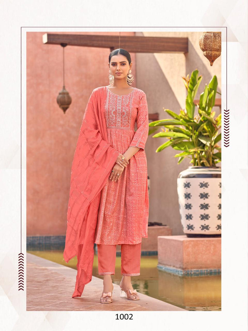 Vitara Fashion Naira Heavy Rayon Foil Print Fancy Designer Wear kurti