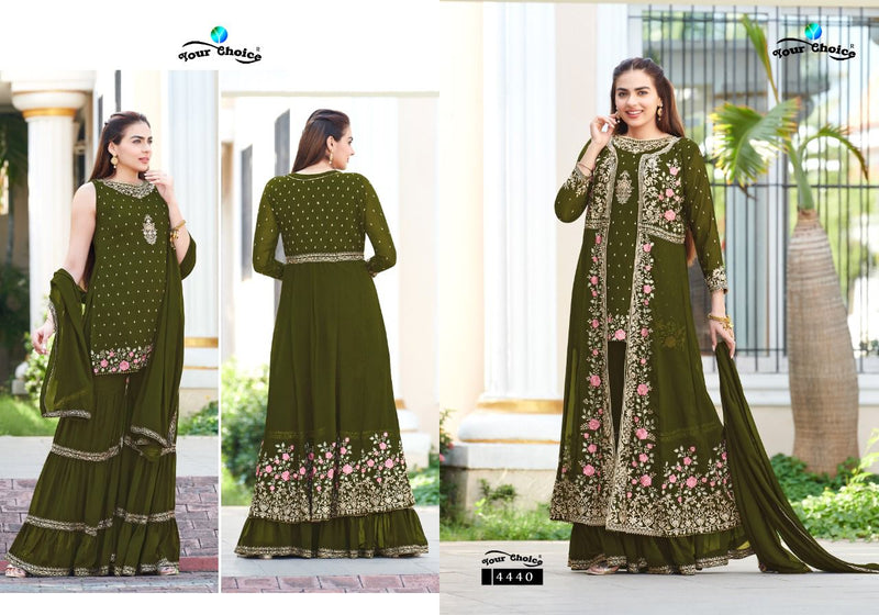 Your Choice Fashionista Vol 3 Blooming Georgette Partywear Designer Kurti