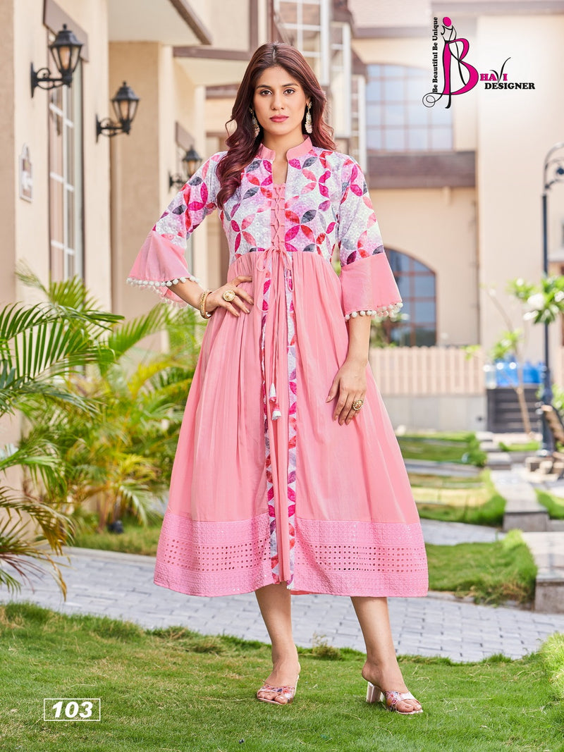 Bhavi Designer Breeze Vol 1 Fancy Designer Partywear kurti