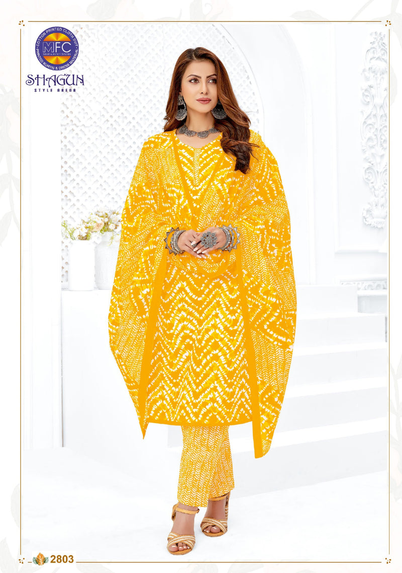 Mfc Shagun Vol 28 Heavy Cotton Printed Casual Wear Salwar Suit