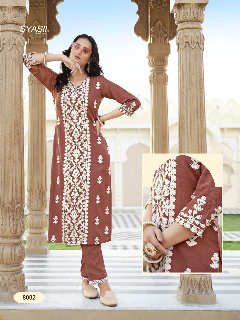 Syasii Designer Amelia Cotton Stylish Designer Partywear Kurti