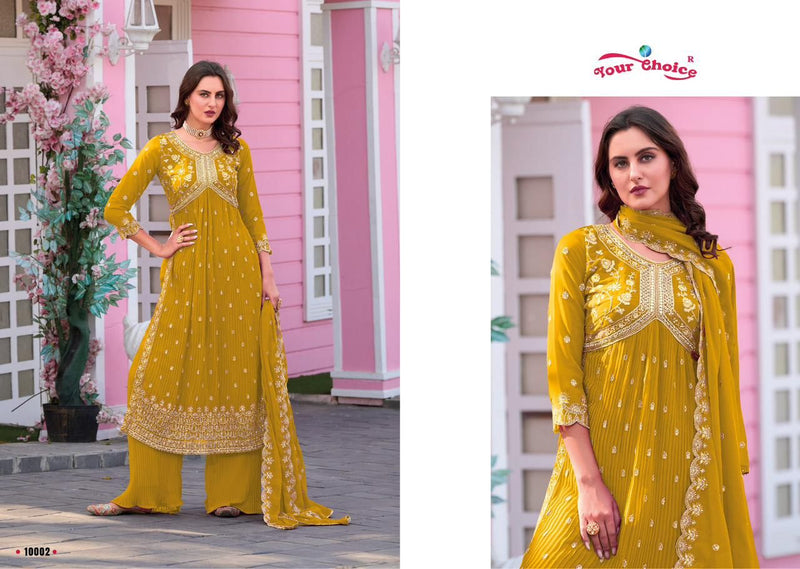 Your Choice Aaliya Cut Georgette Partywear Designer Salwar Suit