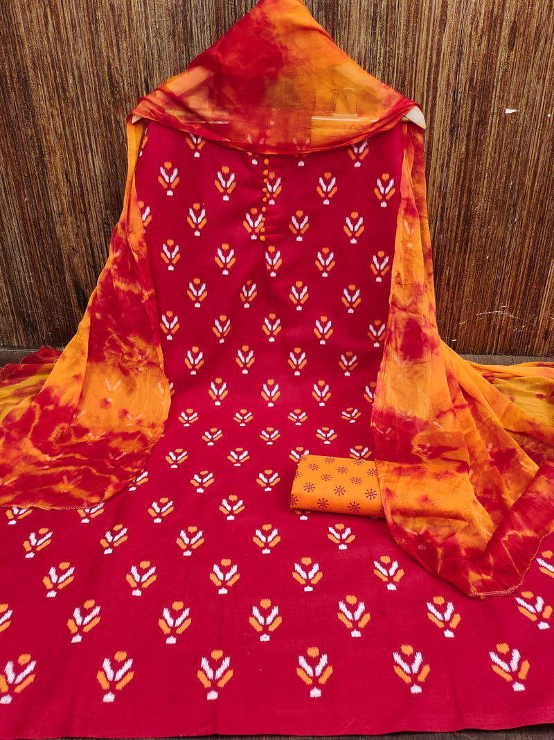 MF D No 50064 Cotton Slubb Printed Designer Salwar Kameez