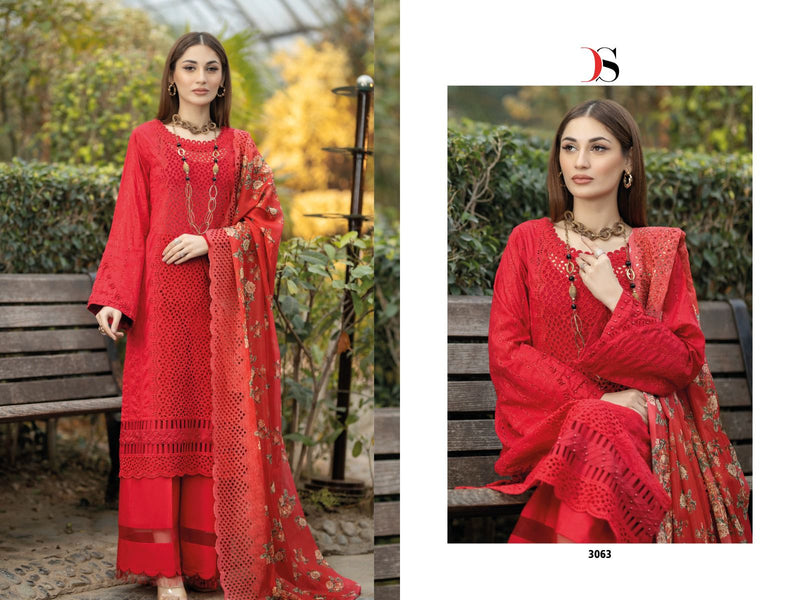 Deepsy Suits Adans Libas Chikankari 23 Pure Cotton Heavy Sifali Work Pakistani Salwar Suit