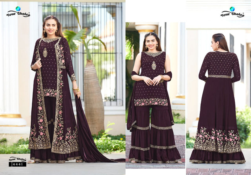 Your Choice Fashionista Vol 3 Blooming Georgette Partywear Designer Kurti