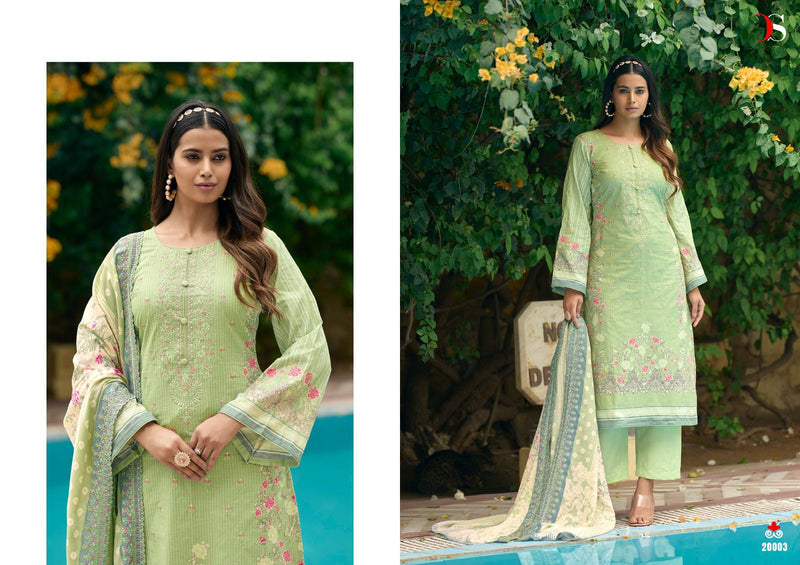 Deepsy Suits Bin Saeed Lawn Collection Vol 2 Pure Cotton Self Embroidery Work Pakistani Designer Salwar Suit