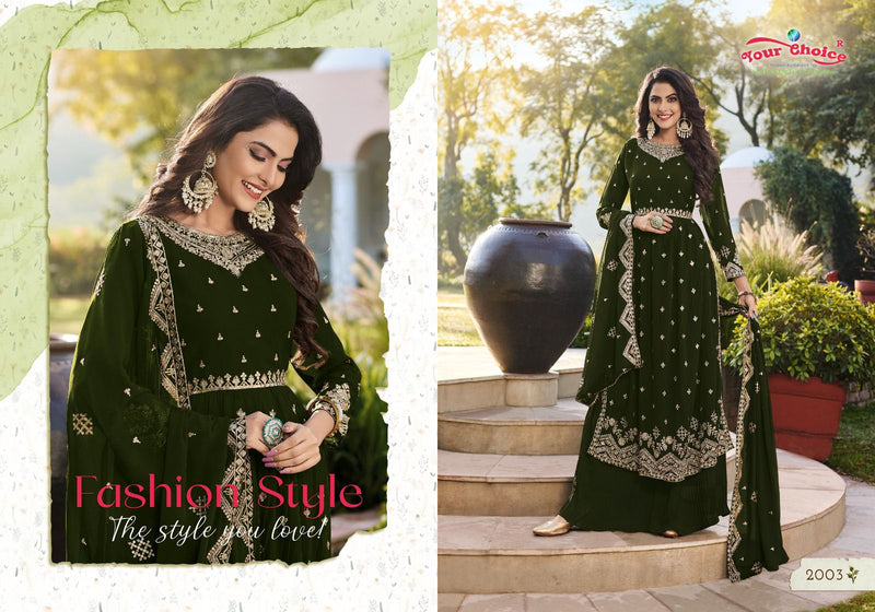 Your Choice Iconic Vol 2 Blooming Georgette Nayra Cut Partywear Designer Kurti