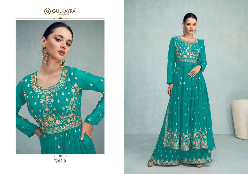 Gulkayra Designer Nayra Vol 5 Georgette Naira Cut Partywear Designer Kurti