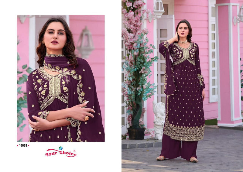 Your Choice Aaliya Cut Georgette Partywear Designer Salwar Suit