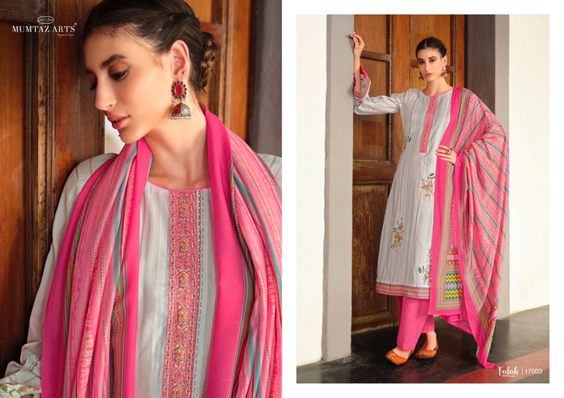 Mumtaz Arts Falak Pure Lawn Cambric Digital Print Embroidery Work Salwar Suit