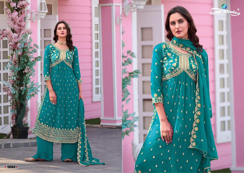 Your Choice Aaliya Cut Georgette Partywear Designer Salwar Suit